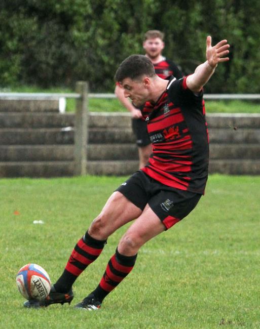 Lloyd Thomas - controlled play for Tenby and kicked 15 points